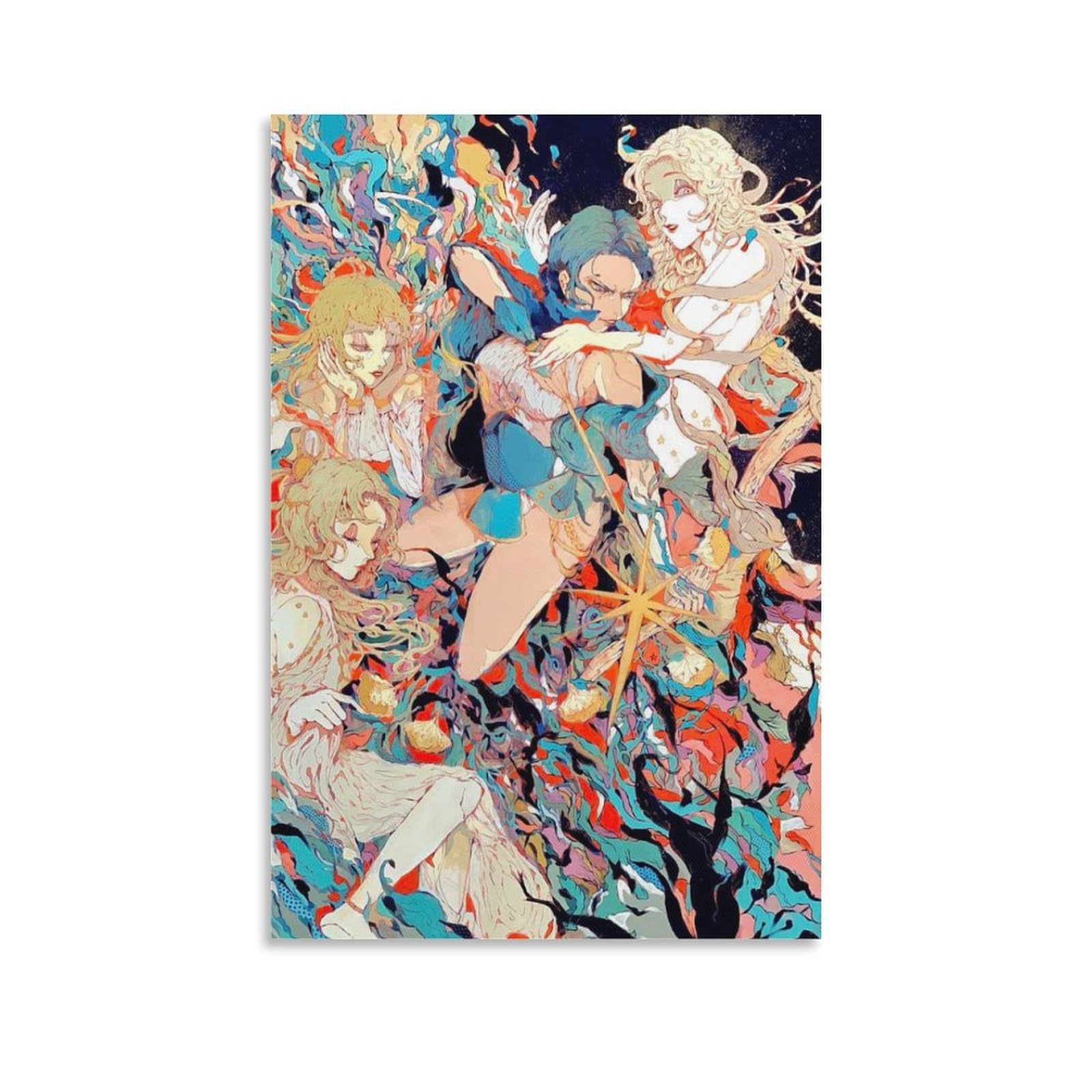 Decorations for Bedroom YASHIRO Nanaco Abstract Art Artworks Canvas Poster Room Aesthetic Wall Art Prints Home Modern Decor Gifts Framed-unframed 08x12inch(20x30cm)