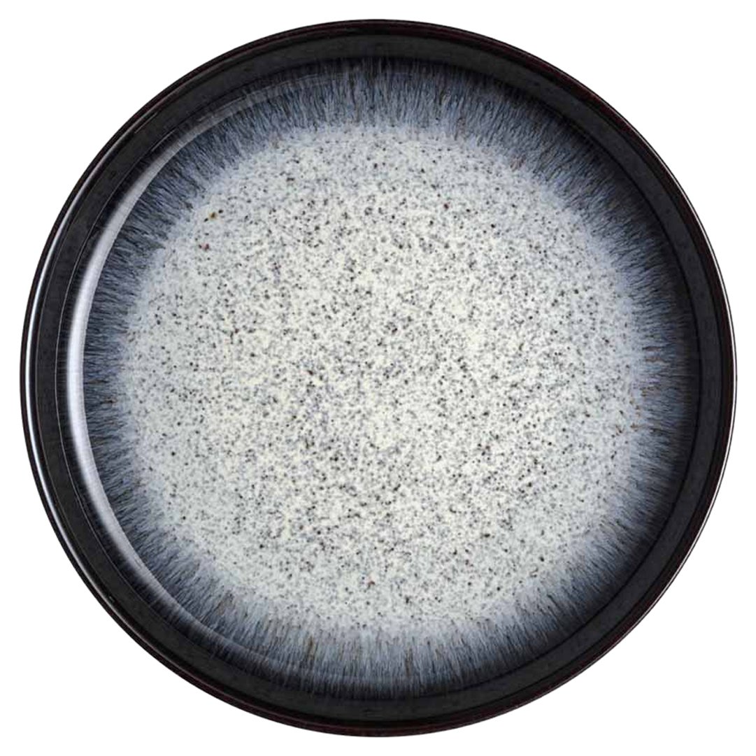 Denby Black Halo Alt Coupe Dinner Plate, Ceramic, 26 X 26 X 3 Cm