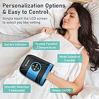Vista 4 de QUINEAR Masajeador de manos - Masajeador de manos inalámbrico con calor y compresión para artritis, túnel carpiano y articulaciones rígidas