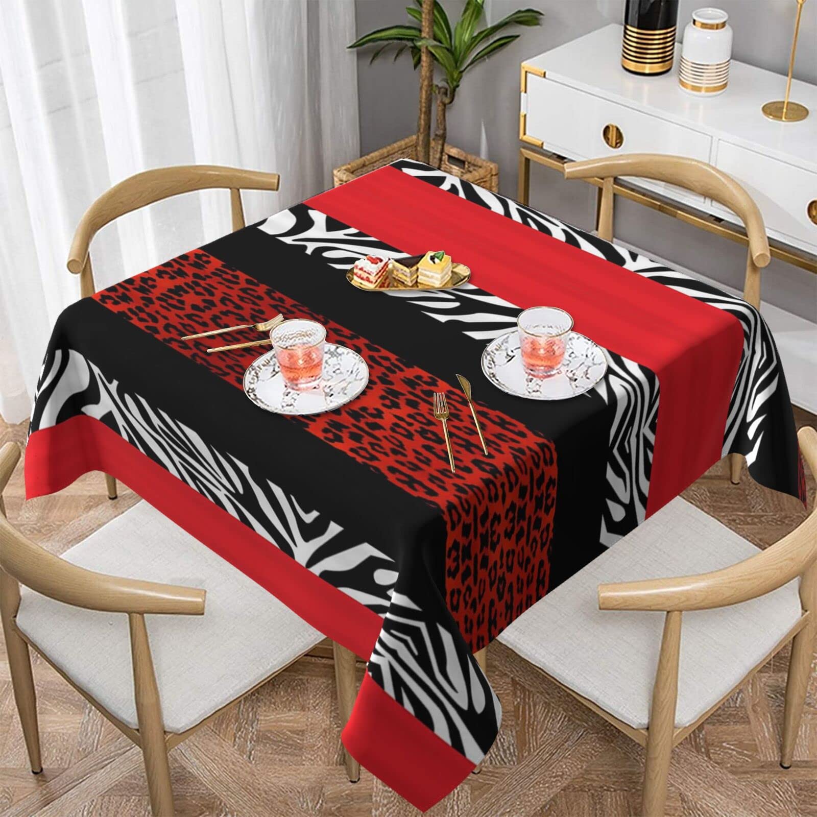 Nappe carrée pour pique-nique en plein air et repas de fête de 152 cm