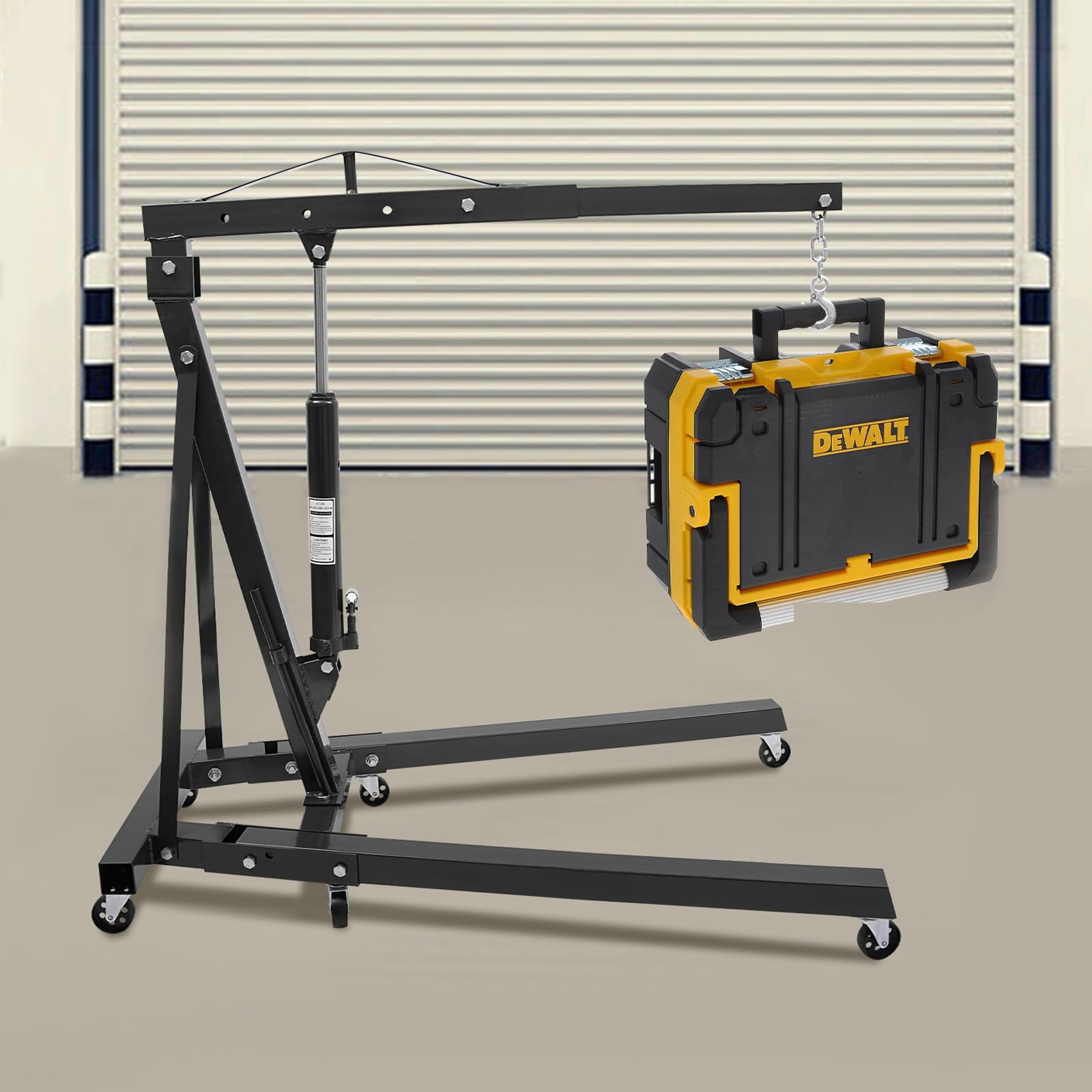 Cherry Picker Folding Hydraulic Crane With Wheels Adjustable Hydraulic