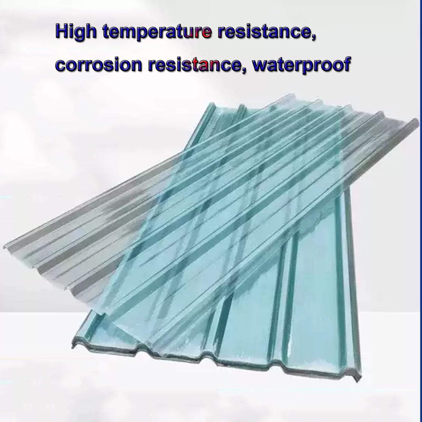 Hojas De Techo Corrugado, Planchas Transparentes Tejados De 1 Mm De Espesor, Placa De Iluminación Natural De Fibra De Vidrio, Placa Ondulada Anti-UV Para Uso En Exteriores (0.9×1.7m/35×67in)