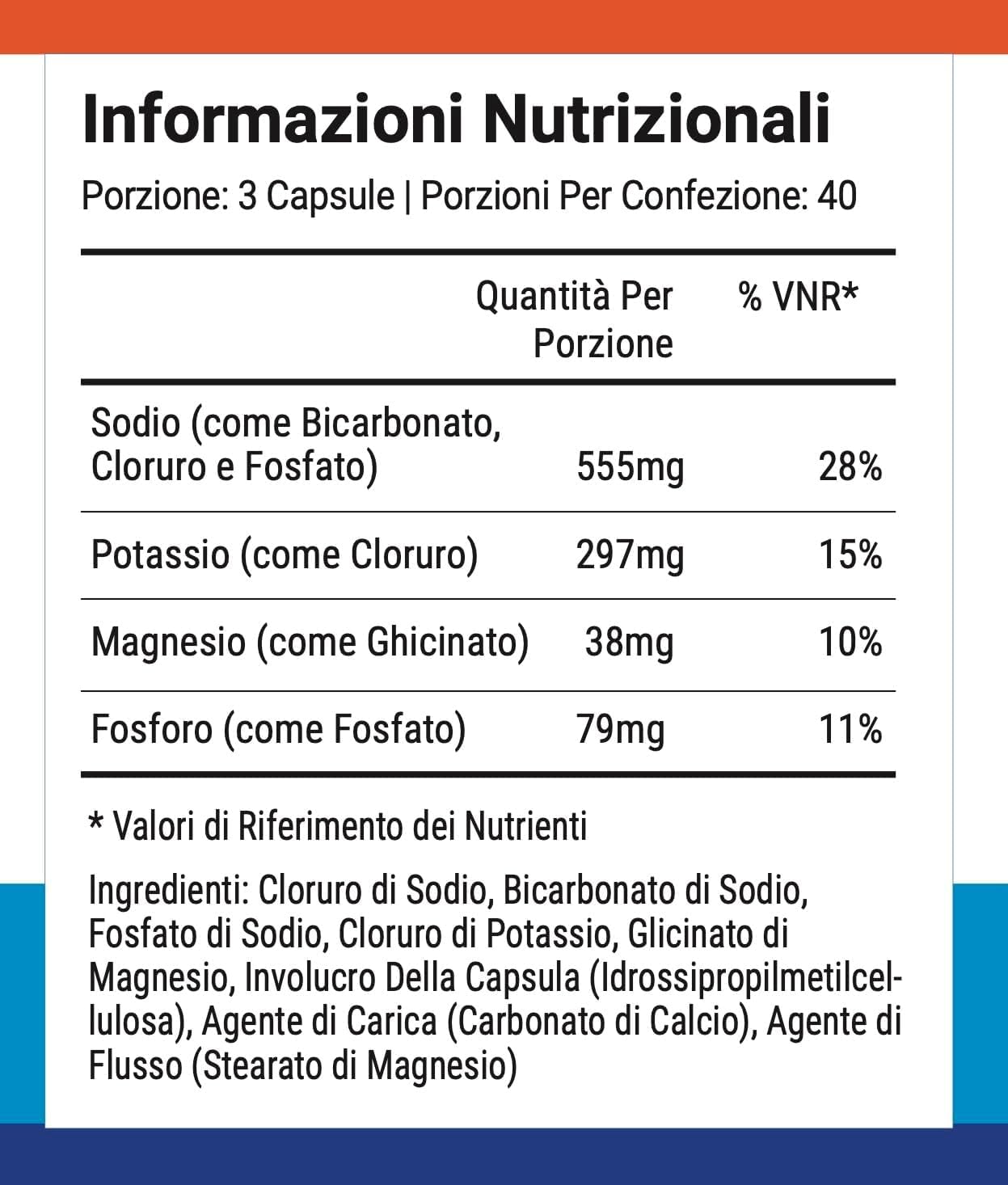 Nutri-Align Sali Elettrolitici Digiuno 120 Capsule | Elettroliti di Fosforo Sodio, Potassio e Magnesio | Elettroliti Puri e non Aromatizzati | Senza Zucchero e Riempitivi | Prodotto nel Regno Unito
