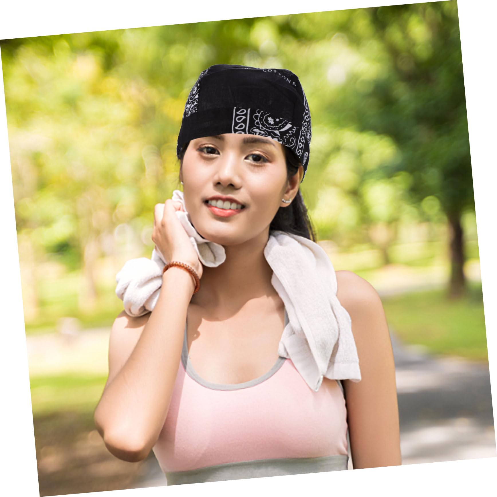SHERCHPRY 15pezzi Cappelli Bandana Hip-hop Per Uomini Cappelli Pirata Regolabili Per Sport e Chemioterapia Di Colori Lago