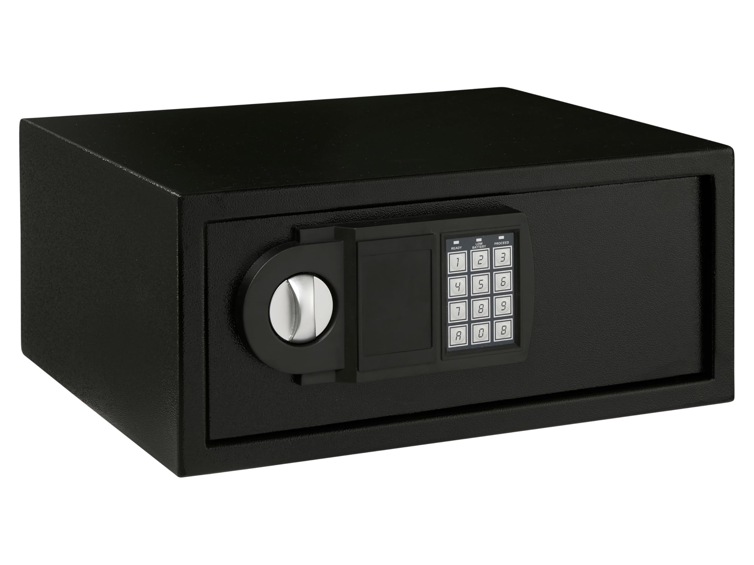 Digital Safe, Heavy Duty High Security Black Steel Safe Box with Electronic Key Pad, Steel Locking Bolts & Emergency Key Override for Home, Hotel, Business, Office (28 Litres)