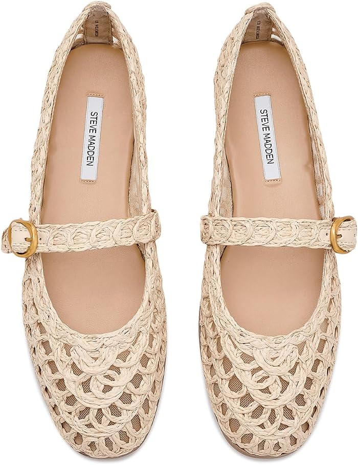 Балетки Steve Madden Melody, цвет: Нейтральный — фото 6