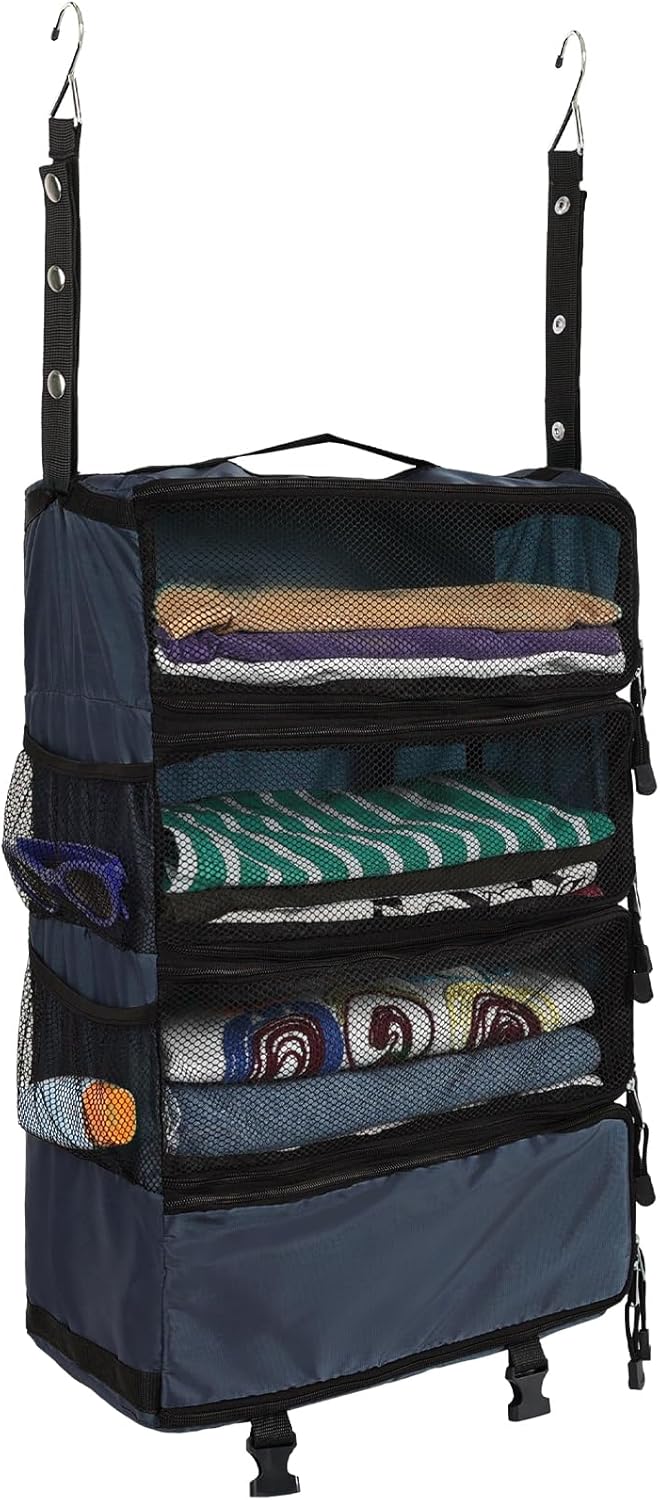 Surblue Travel Hanging Luggage Organizer Portable Suitcase