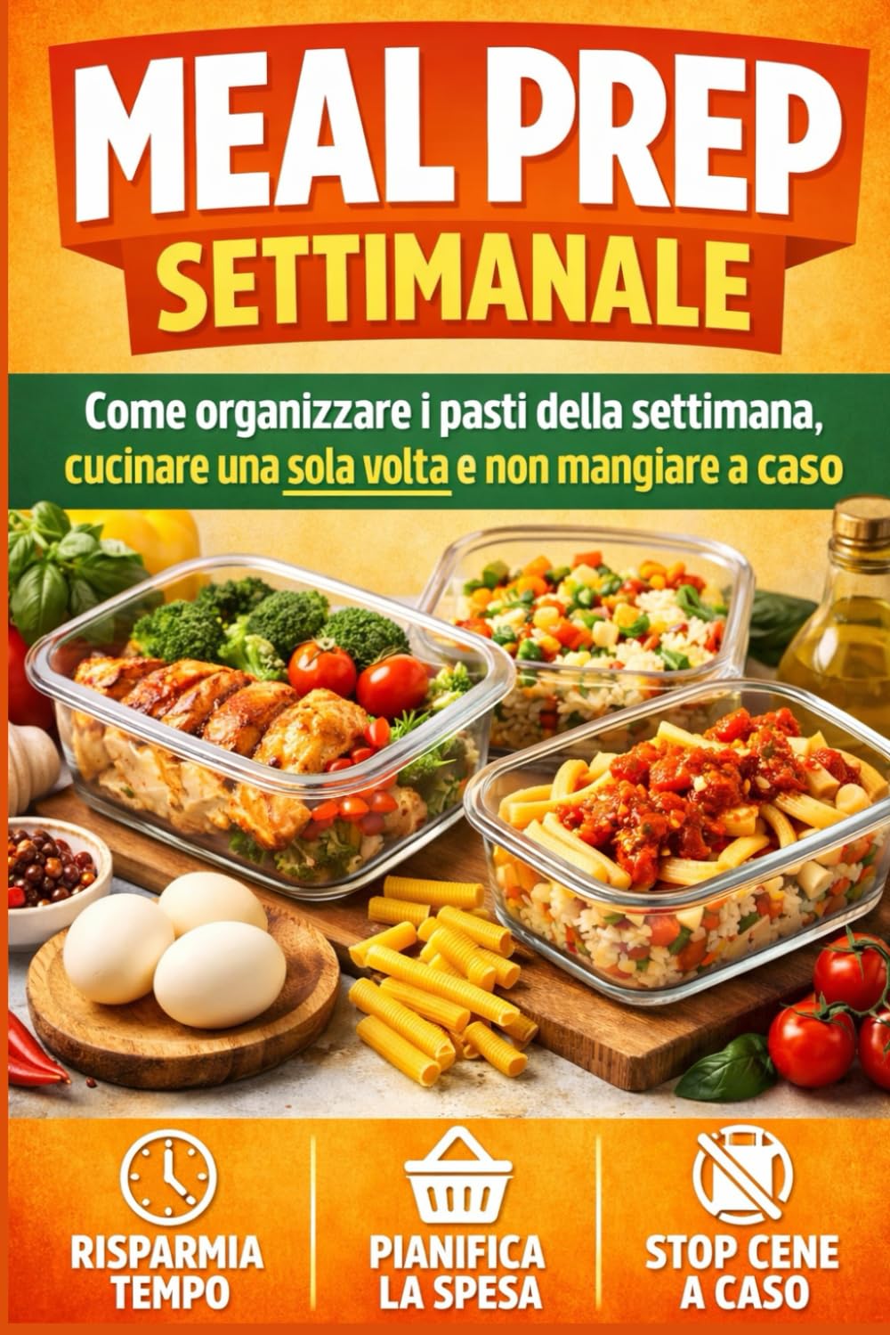 Meal Prep Settimanale: Come organizzare i pasti della settimana, cucinare una sola volta e non mangiare a caso