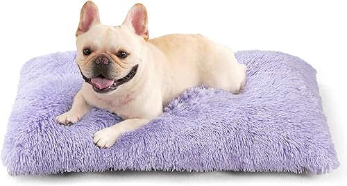 Miniatura 31 de EHEYCIGA Cama mullida para perros extragrandes, almohadilla de pelo sintético de felpa, cama XL calmante antiansiedad para jaula, lavable, suave y