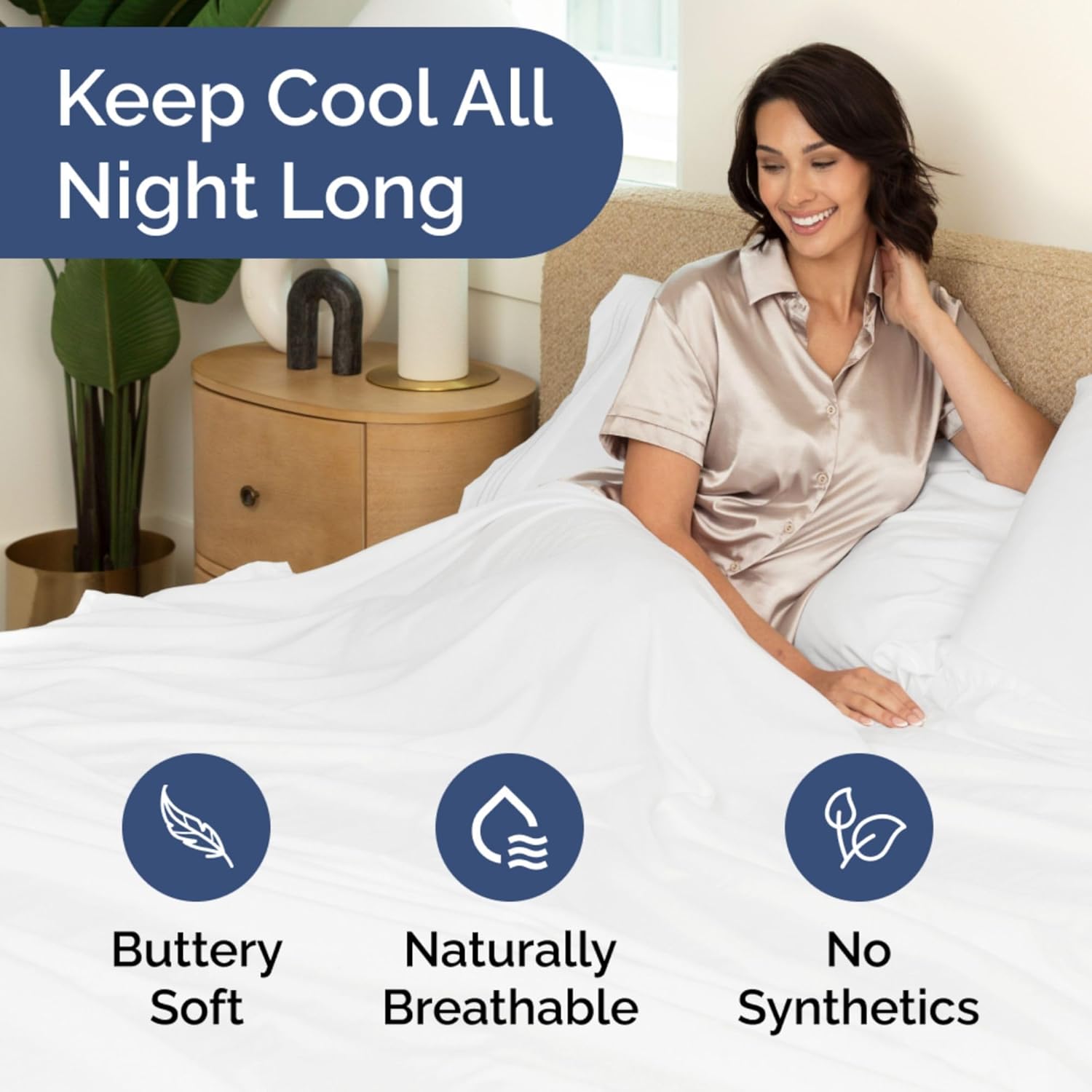 Extra Deep Pockets 400 Thread Count 100% Cotton 4 Piece King Size Bedding Sheet Set - Breathable & Cooling - Hotel Luxury Bed Sheets Set - Extra Soft, Wrinkle Free & Comfy White Bedding Sheets Set