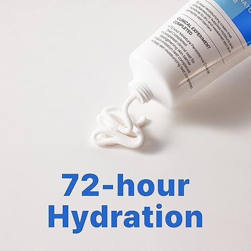 Miniatura 3 de Lanbelle Crema facial hidratante sobrenatural de 2.53 onzas VEGANA 72 horas Hidratante facial súper largo 14% fito-mucina barrera para la piel