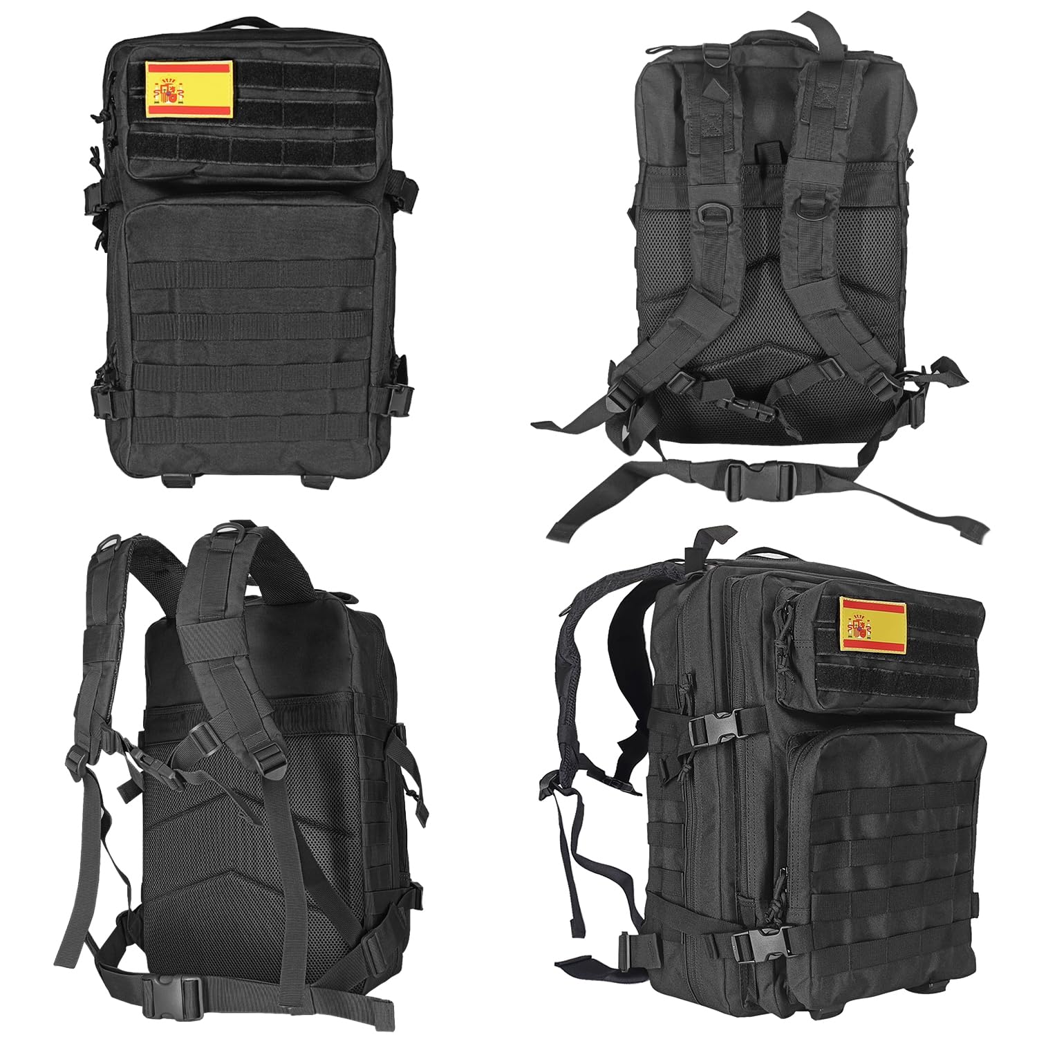 Oreunik Mochila Militar 45L Impermeable Táctica Mochila Molle Mochilas Gran Paquete de Asalto para Senderismo al aire libre, Camping, Pesca,Viaje etc.