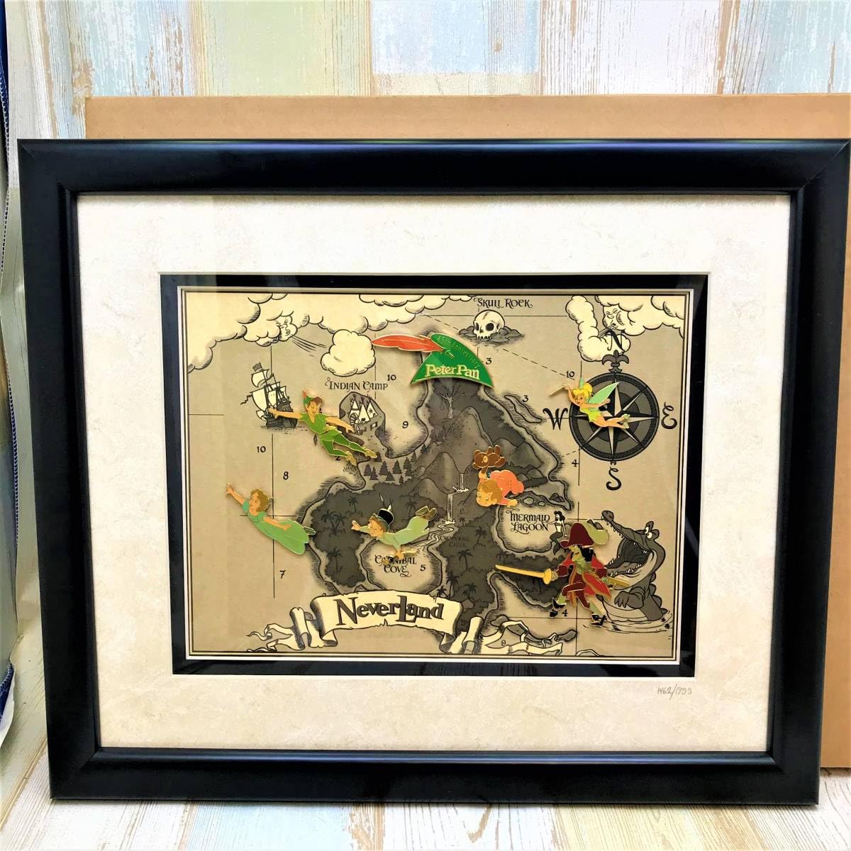 限定品★ピーターパン Peter Pan ティンカーベル 絵画 額縁 Amazon.co.jp: 1953枚限定 ピーターパン Peter Pan ティンカーベル