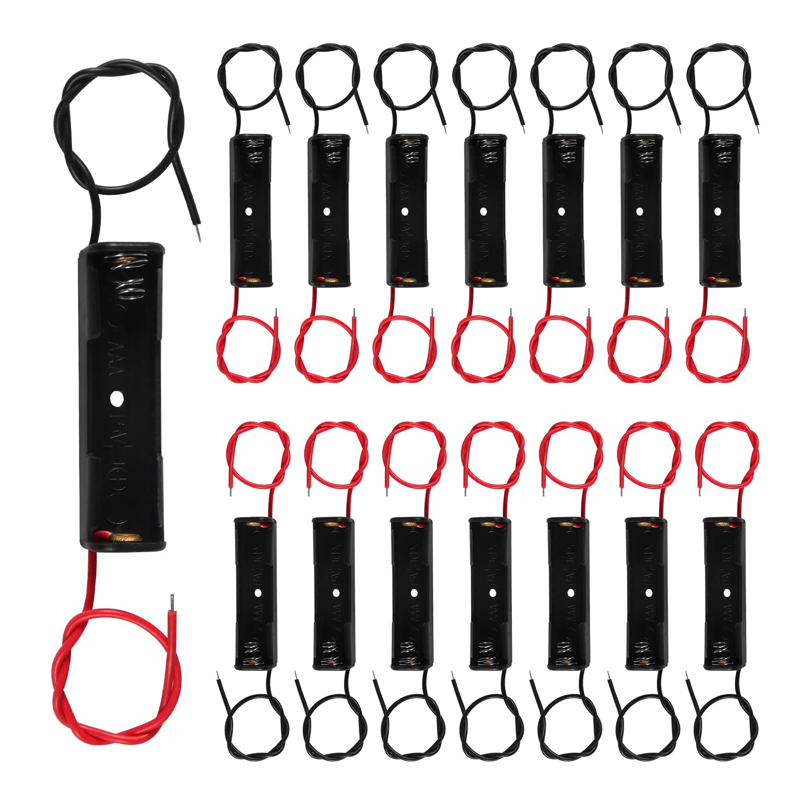 Amazon.com: Coliao 15pcs Single AAA Battery Holder 1 x 1.5V AAA