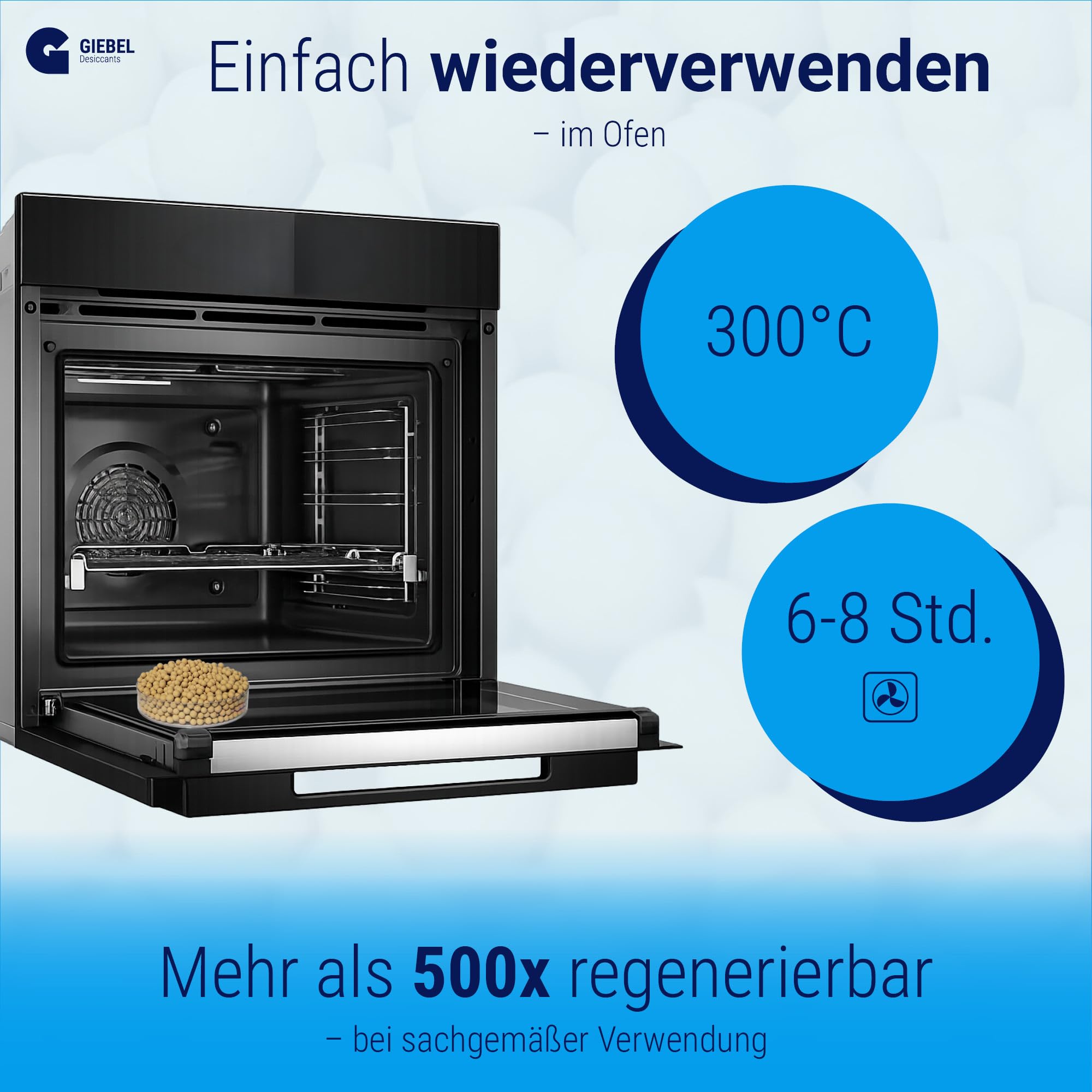 CAGESPHERE Molekularsieb 3A Trockenmittel Granulat Zeolith 3,5kg, Selektive Adsorption, Tiefentrocknung, 3-5mm Körnung – Trocknung von Luft, Gasen & Flüssigkeiten