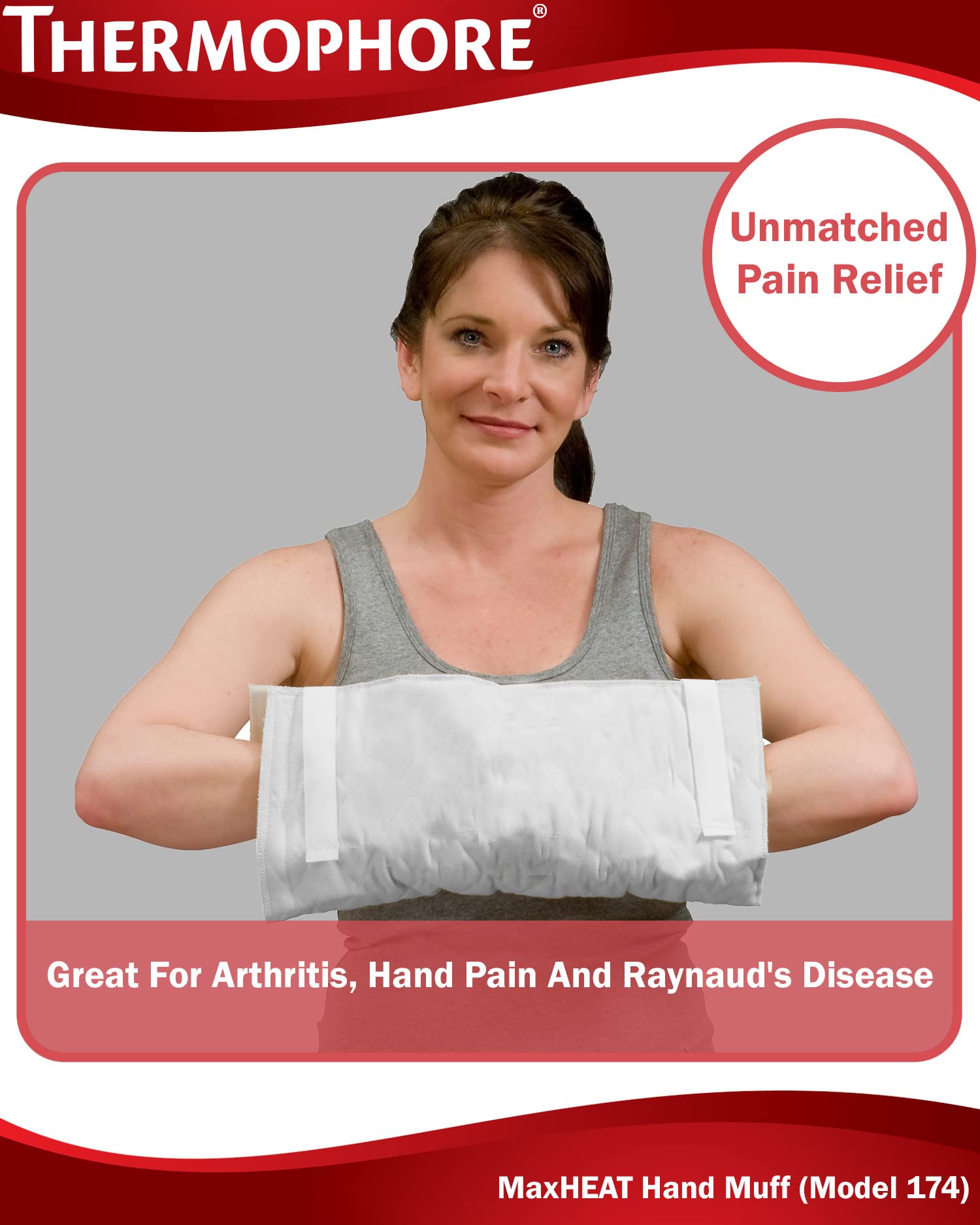 Amazon.com: Thermophore Arthritis Pad Type: Muff/Hand Size