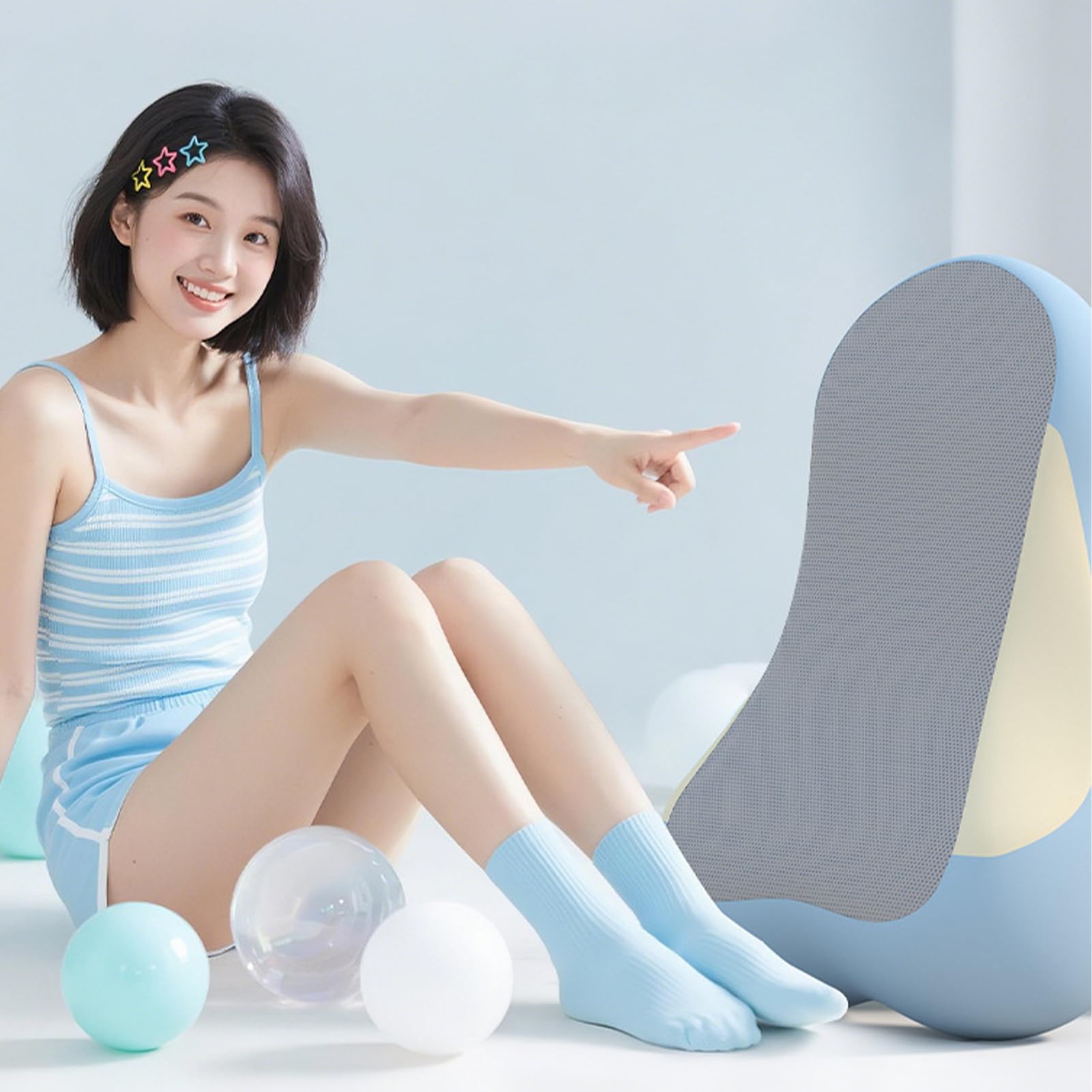Generico Cojín para Pareja – Cojín posicionador Corporal | Cojín para el Asiento para recuperación Post Entrenamiento para Hombres y Mujeres Viaje ronquidos Cama y para elevación de piernas