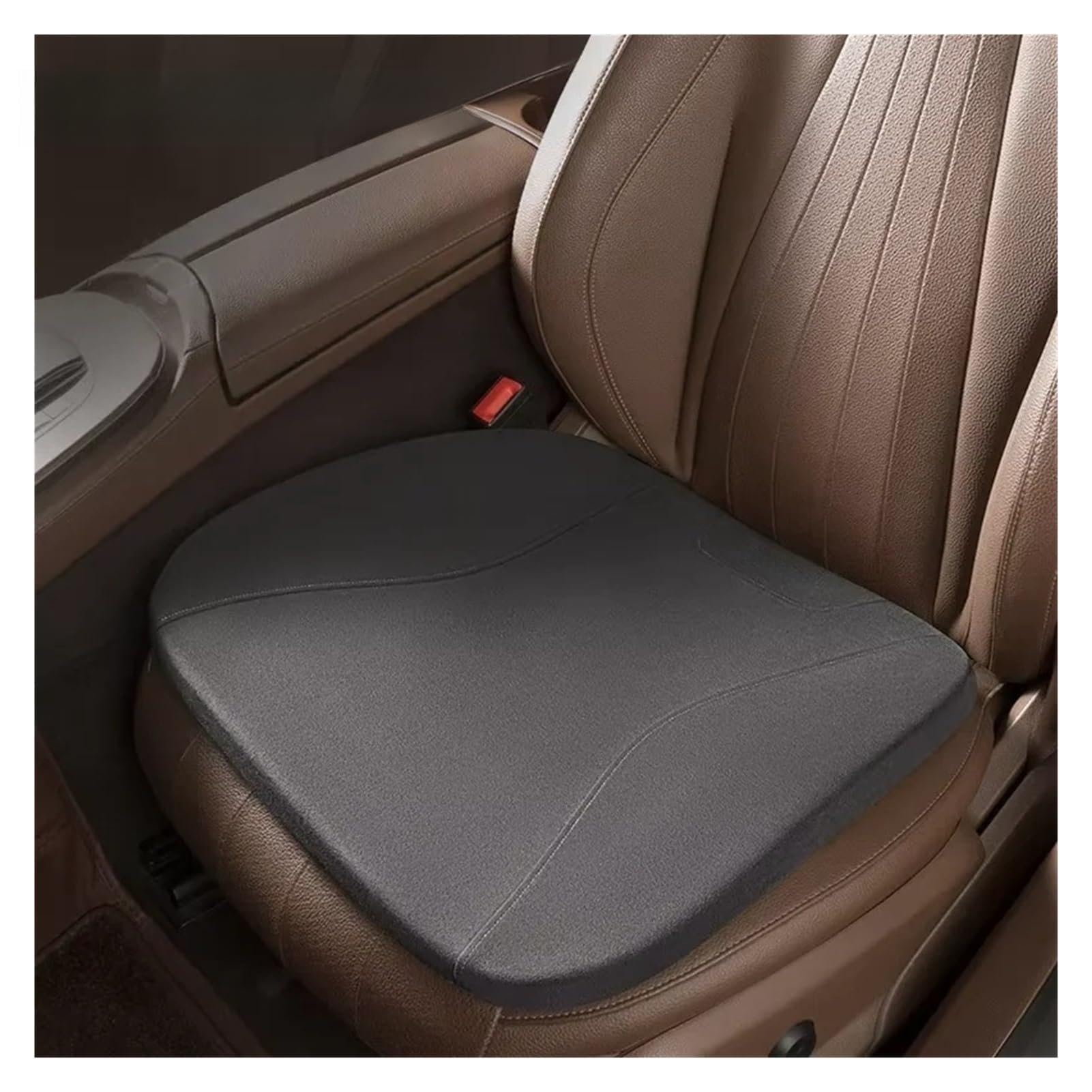 Hviyroi car seat cushion Car Headrest Lumbar Support Integrated Cushion(1PC black cushion)