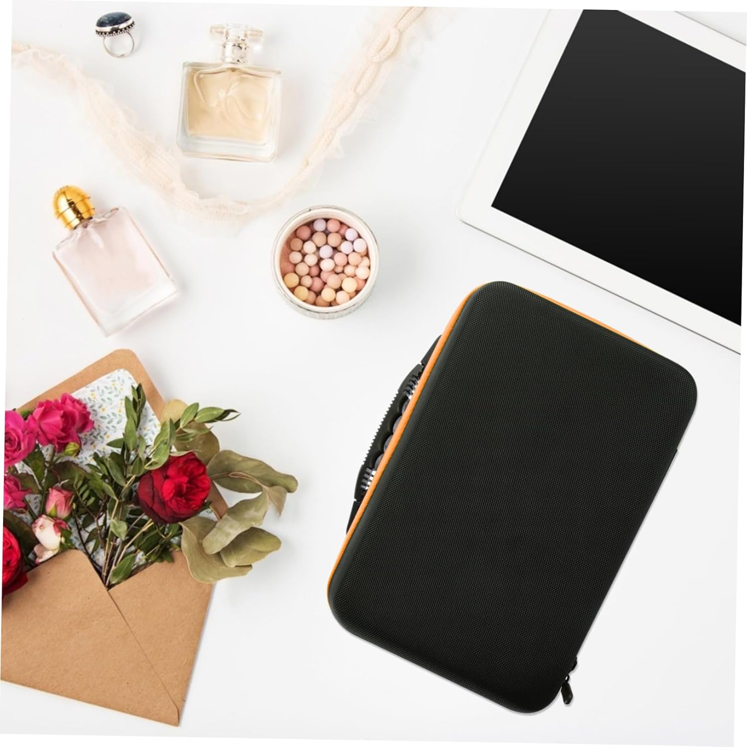 1pc Storage Bag Organizer for Bottles Carrying Case for Essential Oils and Nail Polish Convenient Travel