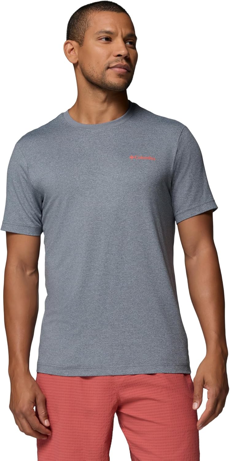 Columbia Mens Parsons Point Short Sleeve Back Graphic Tee