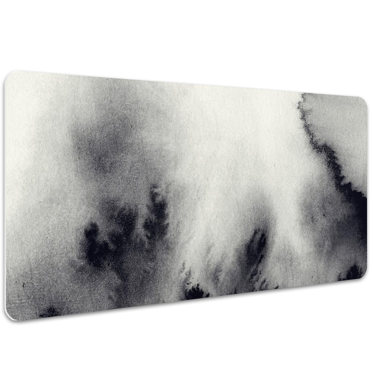 Tappetino da Scrivania 100x50 cm Protezione e Decorazione in Vinile PVC Antiscivolo Impermeabile Facile da Pulire Superficie Protettiva per Ufficio e Casa - macchie di inchiostro