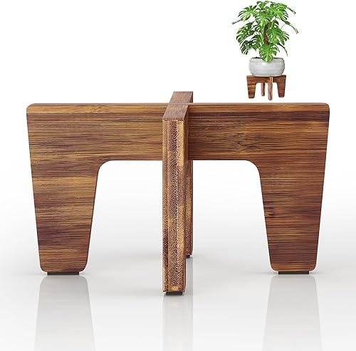 Soporte para Plantas Interior Exterior, Soporte para Plantas Robusto Soporte Único para Maceta de Flores Soporte para Plantas Taburete de Exhibición