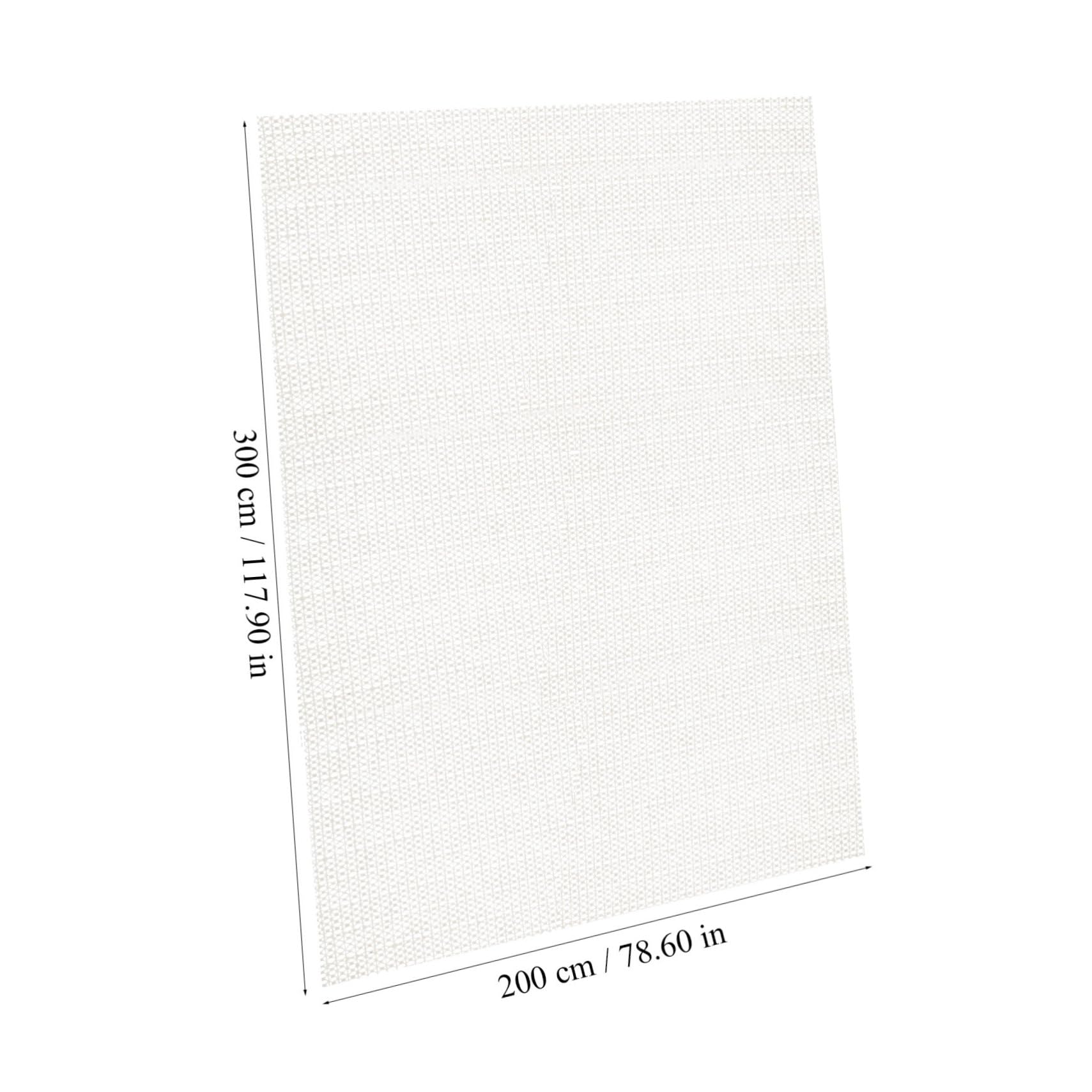 Tapis Antidérapant en PVC 200x300cm pour Tapis Grosse Taille, Protection Sol en Bois Franc, Installation Facile et Maintien Sécurisé des Moquettes