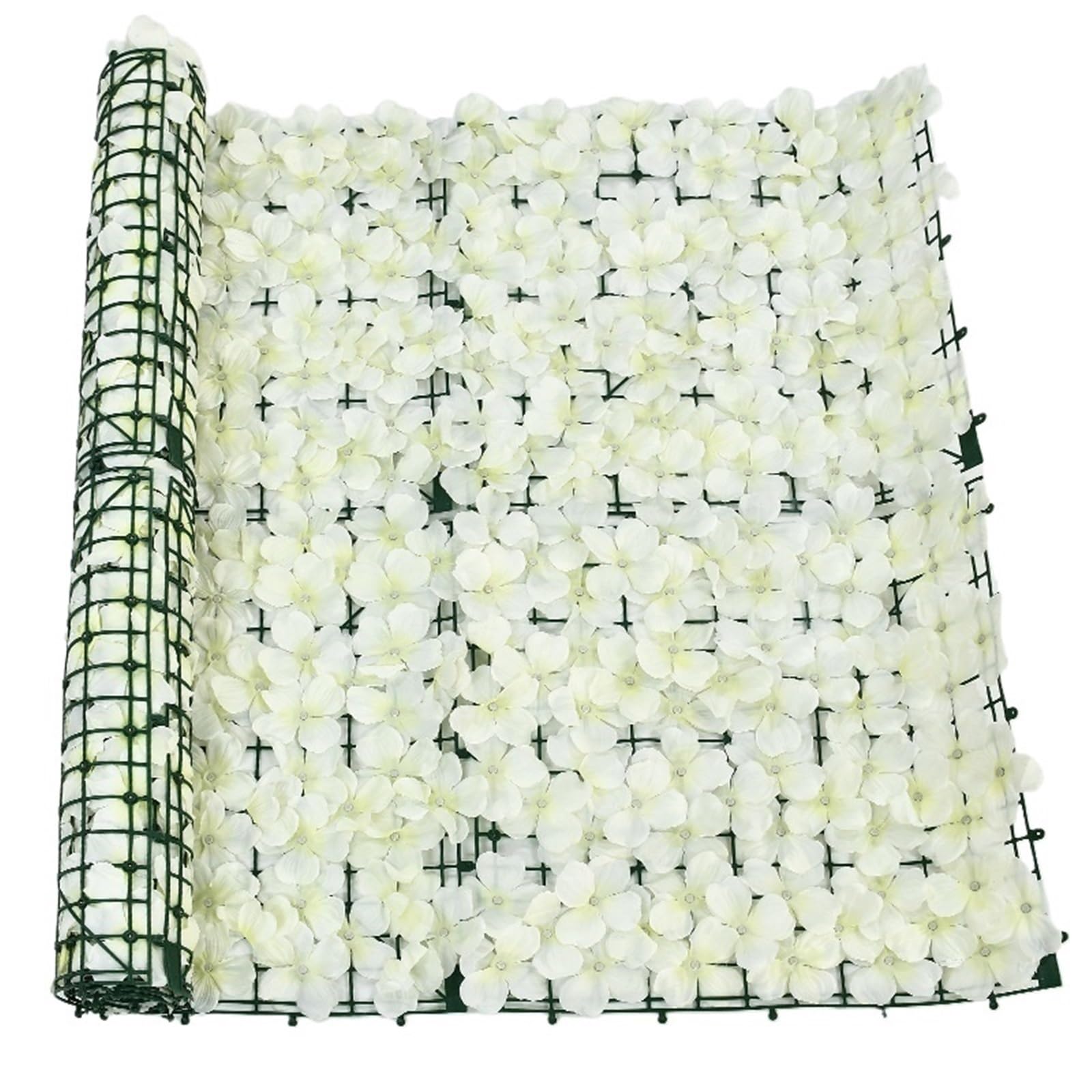 Clôture brise-vue fleurie pour cacher le vis-à-vis du jardin