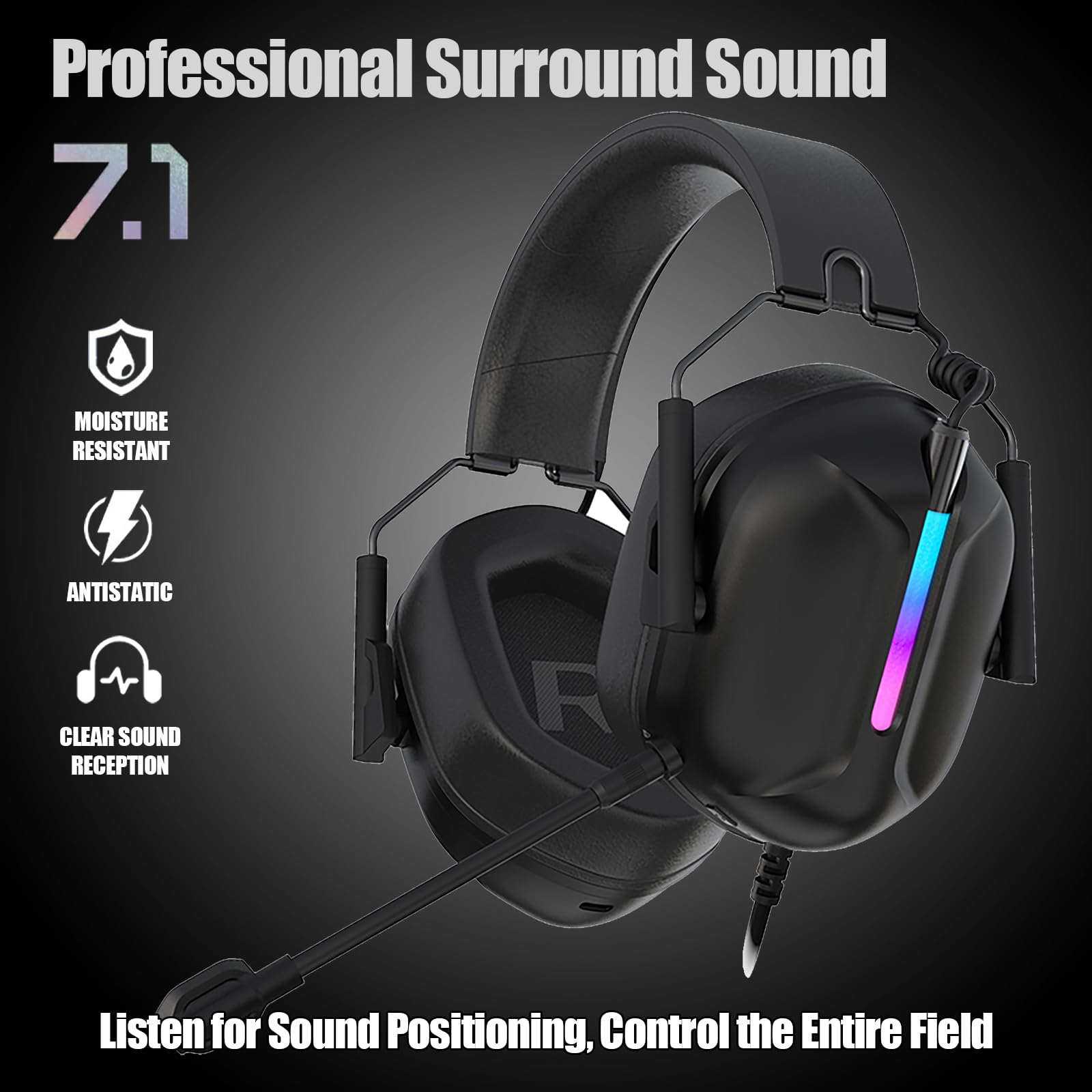 Omire Omire Rb C7 Gaming Headset For Ps5 Ps4 Pc Mac | Desertcart KSA