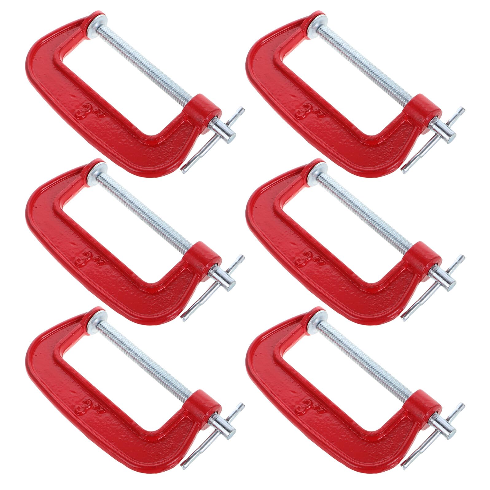 Toddmomy 6pièces Serre-joints Robustes Métal de Ouverture de Mâchoire pour Travail le Soudage et Assemblage