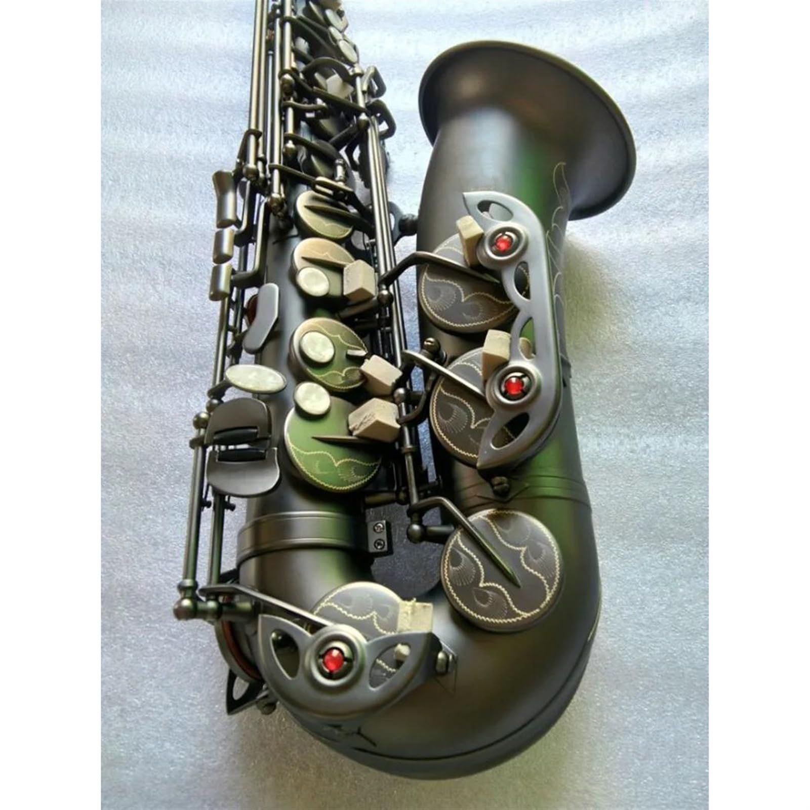 Saksofon altowy E-flat matowy saksofon czarny saksofon altowy ustnik Reed Neck akcesoria do instrumentów muzycznych profesjonalny Saksofon