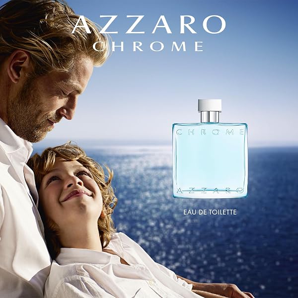 Azzaro Chrome Eau de Toilette - Parfum Frais et Aquatique - Parfum Pour Hommes Pour Porter au Quotidien - Longue Tenue - Parfum de Luxe Pour Homme - 4