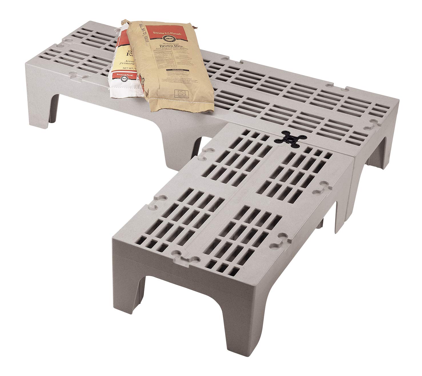 Cambro DRS360480 Slotted Top S-Series Dunnage Rack, 1500 Lb. Load Capacity, 21