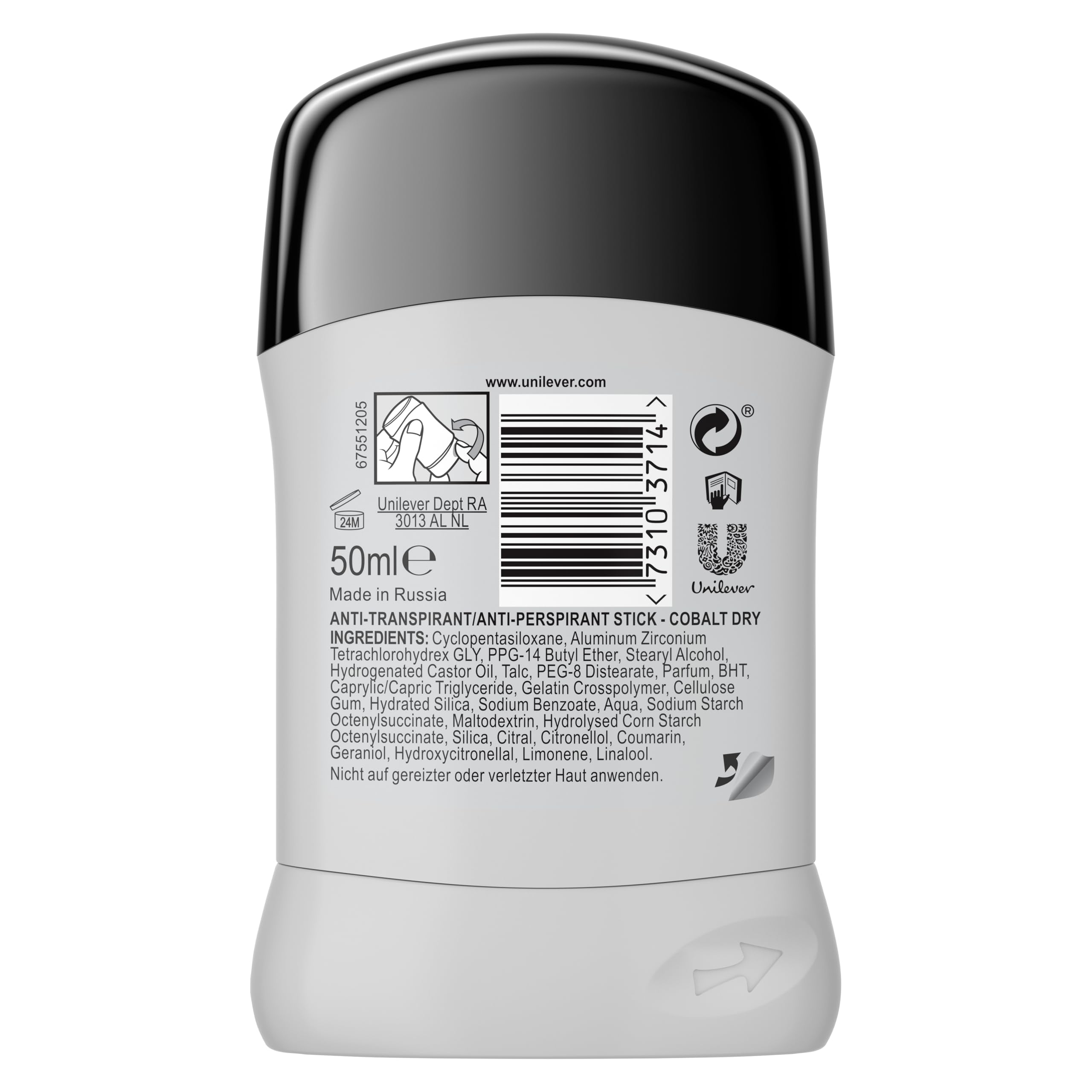 Rexona Cobalt Dry Dezodorant, 6 x 50 ml