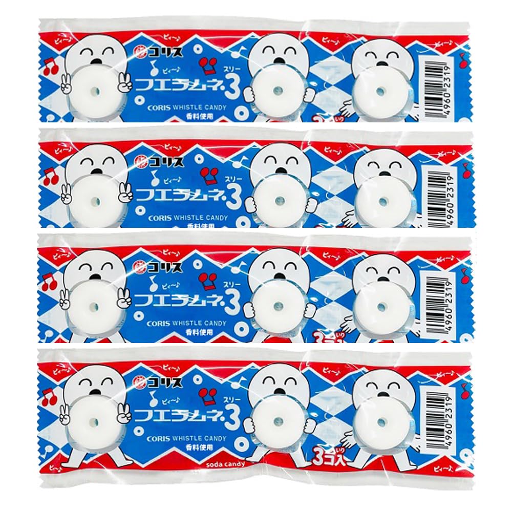 New Whistle Porous and Chalky Soft Candy 3Tablets × 30pcs Japanese Dagashi Coris Ninjapo