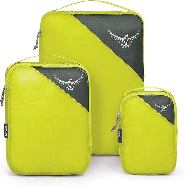 Osprey Ultralight Packing Cube Set - Electric Lime (S/M/L)