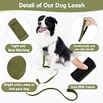 XiaZ Waterproof Dog Leash, PVC Long Dog Leash 3M 5M 10M 15M with Swivel Hook and Comfortable Padded Handle,Dog Long Line Training Leash for Walking, Playing and Swimming, for Medium Large Dogs