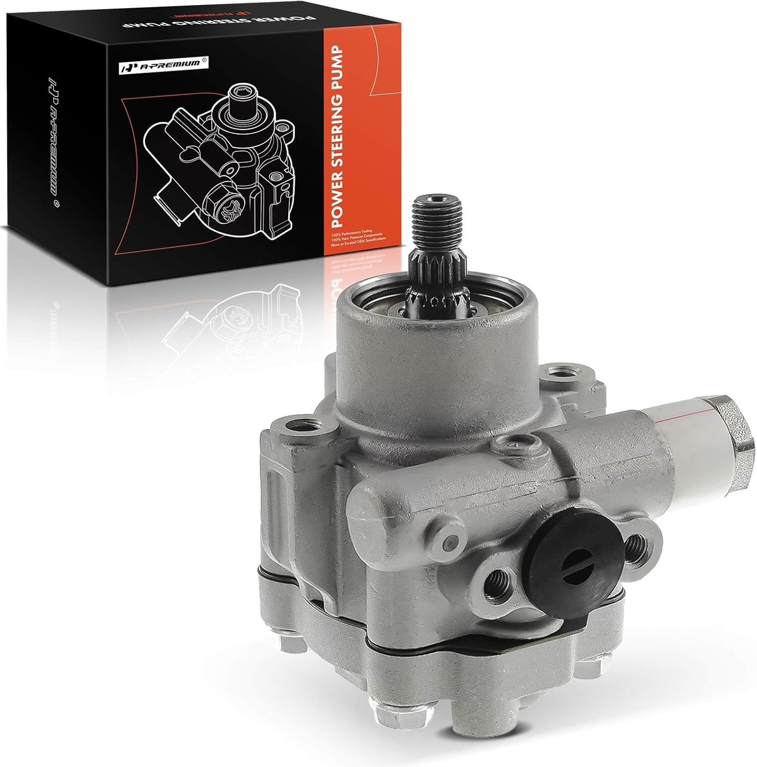 A-Premium Power Steering Pump Compatible with Nissan Quest 1993-1998, Mercury Villager 1993-1998, V6 3.0, Replace # 49110-0B015