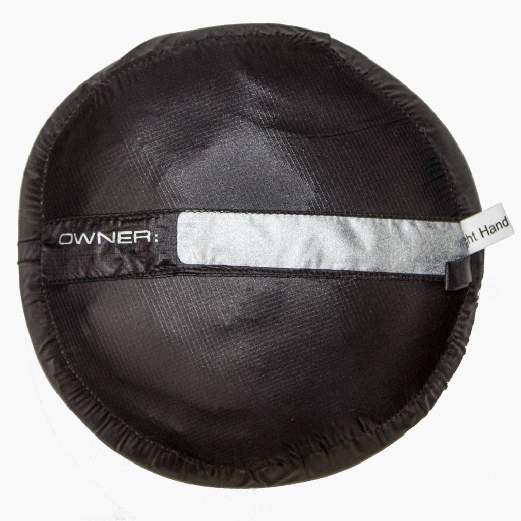 LOWLAND OUTDOOR Ultra kompaktowy śpiwór Mummy – left puchowy śpiwór mumiczny, czarny, 215 x 75 cm