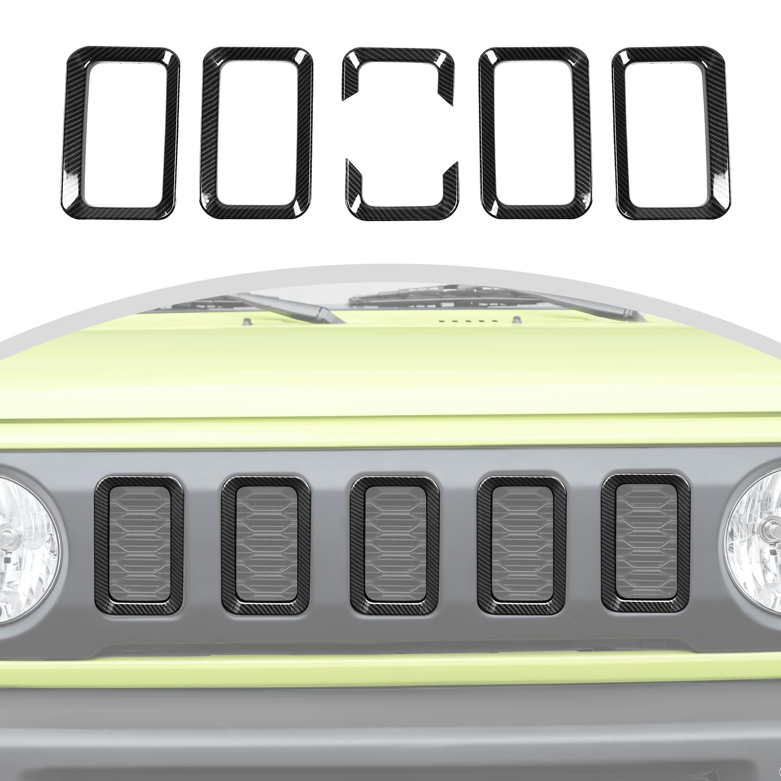 Amazon.co.jp: ANTC 6ps グリルカバー スズキ ジムニー 外装 Jimny