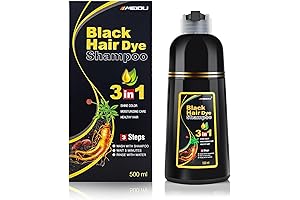 Black Hair Natural Shine Herbal Shampoo, Black Huichol