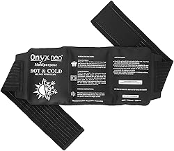 ONYXNEO Reusable Hot and Cold Gel Pack with Straps (Medium (150mm*310mm))