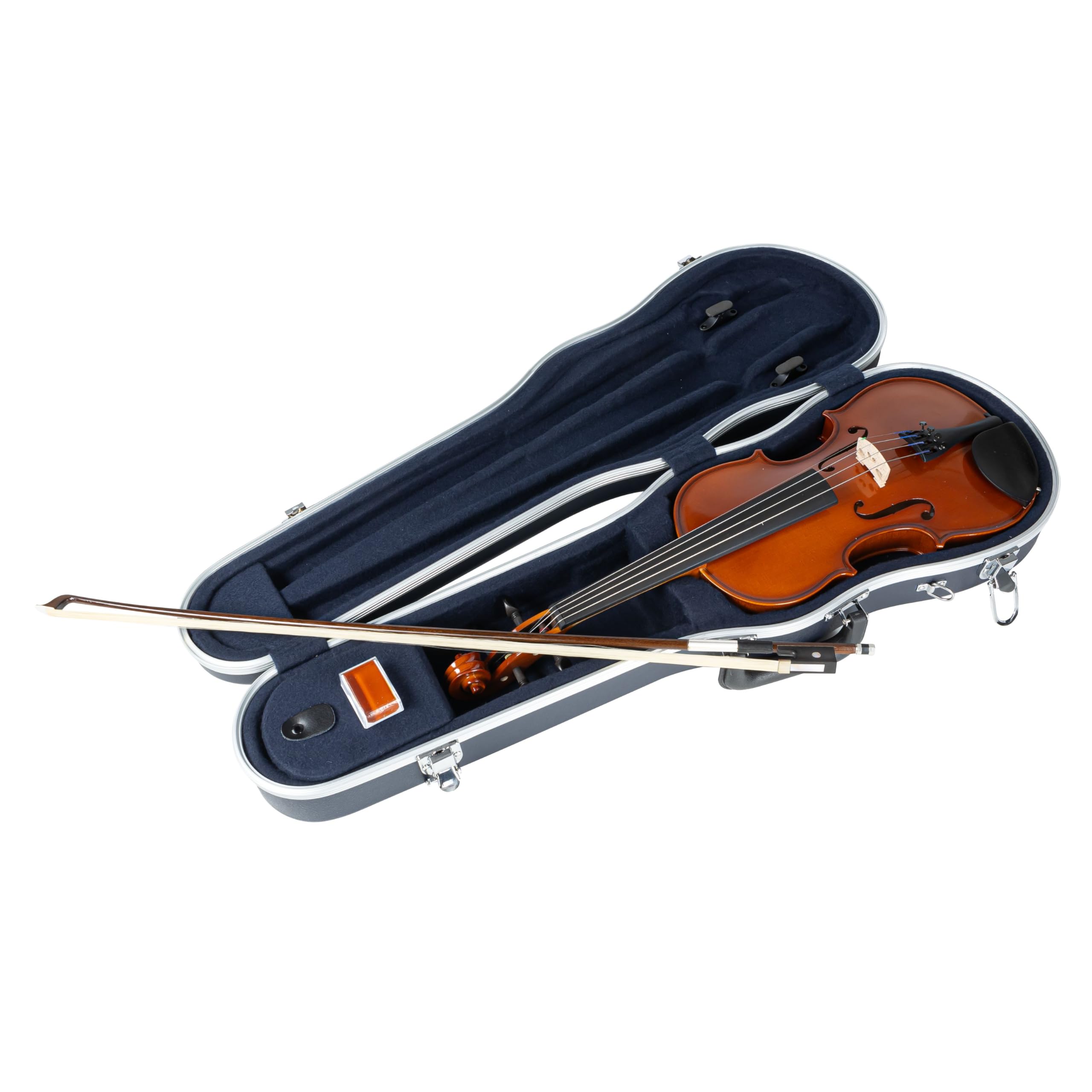 YAMAHA V3SKA34 Set Violino Acustico – Misura 3/4, Violino Da Studio Artigianale, Top in Abete, Fondo in Acero, Tastiera in Ebano e Tiracantini, con Custodia, Arco e Pece – Marrone