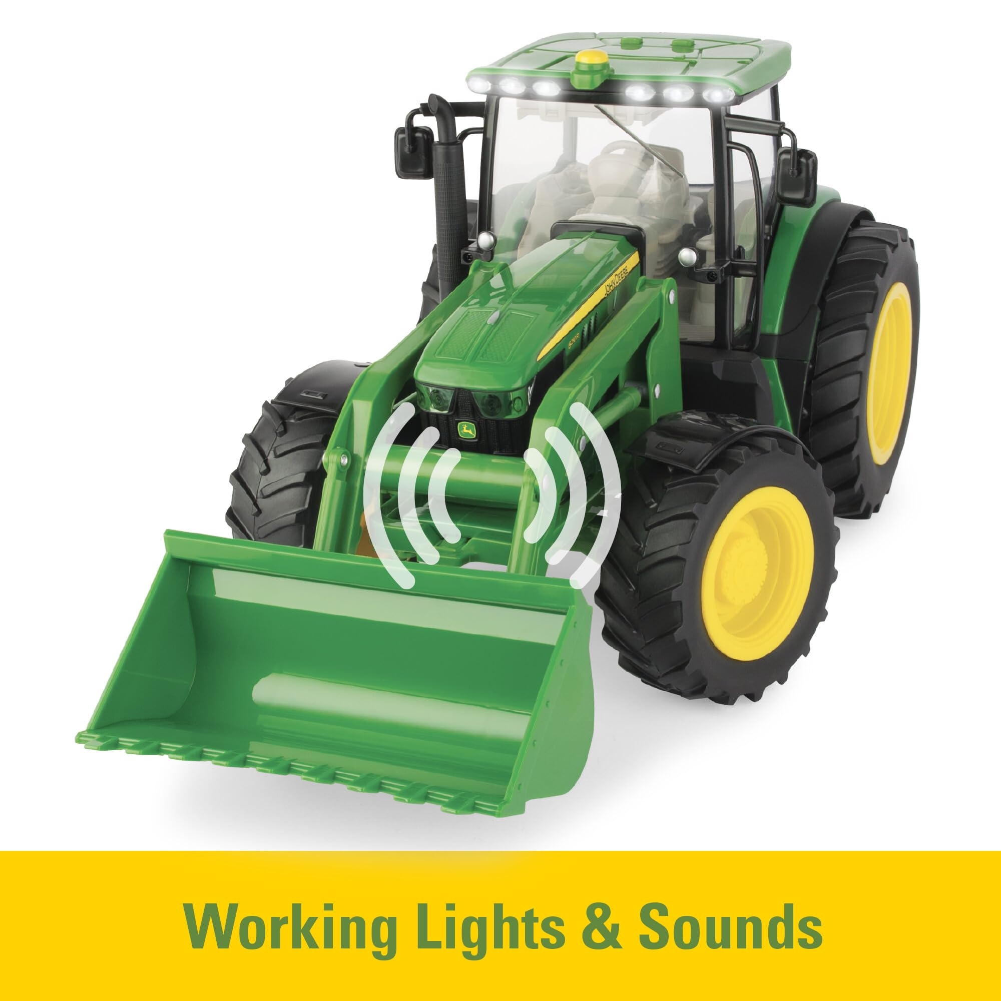 Amazon.com: John Deere 1/16 Big Farm 6210R Tractor with Loader