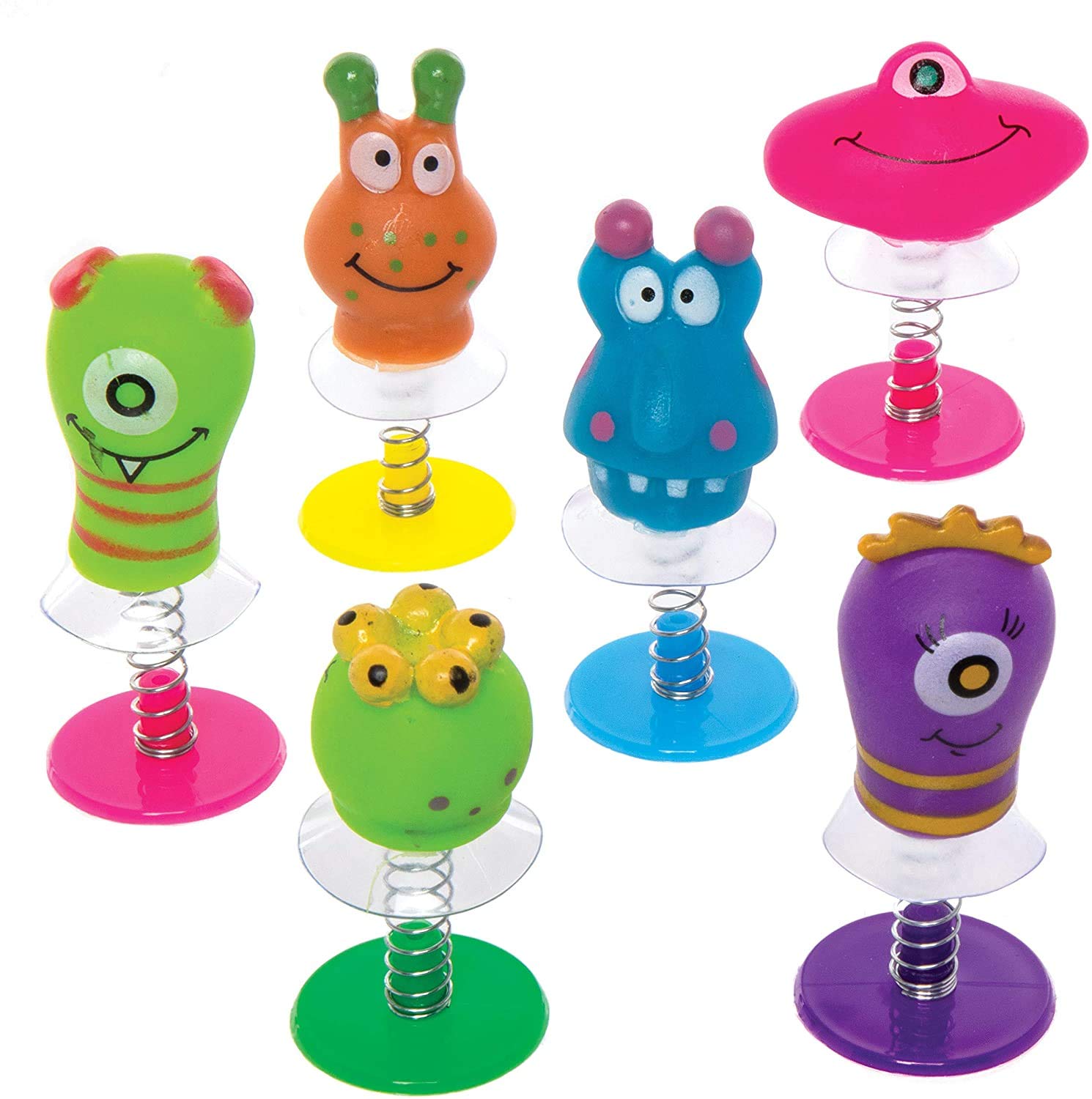 DECK INN Pack of 6 Monster Jump-ups Party Bag Fillers -Ideal as Goody Loot Party Bag Filler For Kids Adults Party Favors Supplies