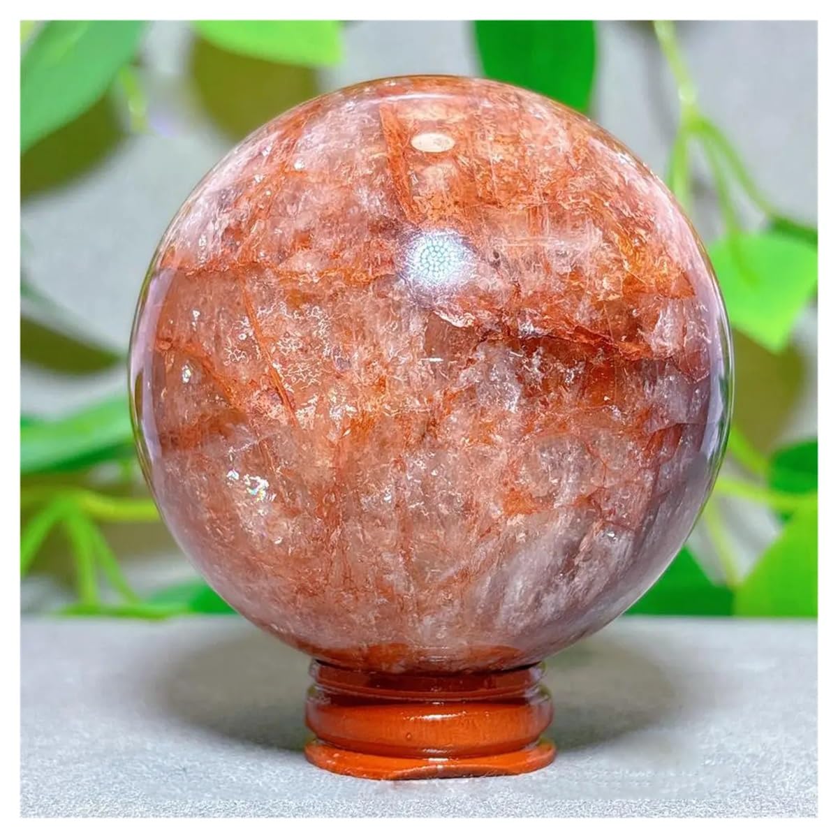 Esfera de cuarzo natural LQYXGS un regalo de decoración para el hogar