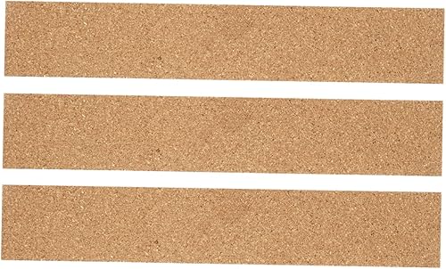 Veemoon Tableros de corcho, 3 piezas, autoadhesivos, decoración de oficina, tablero de corcho, tablero de anuncios de corcho, tira de tablón de