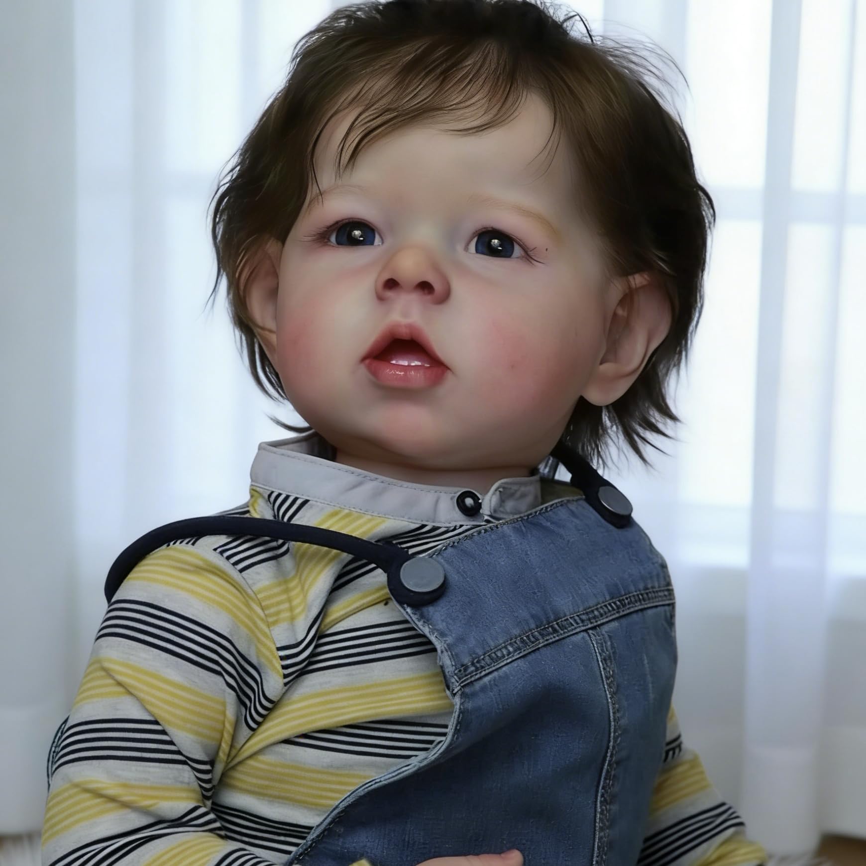 Duże, realistyczne lalki Reborn Maluch Body 71 cm Realistyczne miękkie silikonowe winylowe lalki noworodka ukorzenione włosy, które wyglądają prawdziwie Reborn lalki, zabawki, prezent