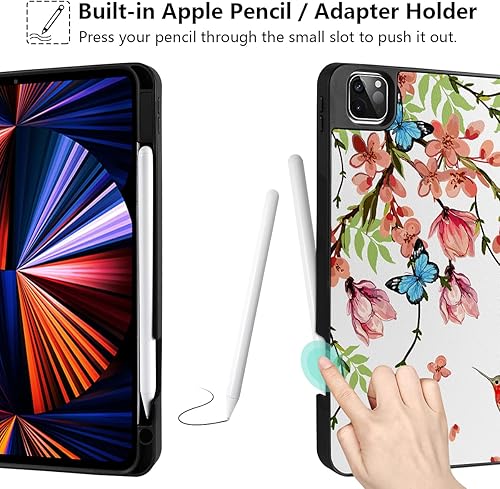 Miniatura 4 de MEEgoodo Funda para iPad Air de 13 pulgadas 2024 (M2)iPad Pro M2 12.9 65433 generación 2022 2021 2020 2018 con soporte para lápices, cubierta de