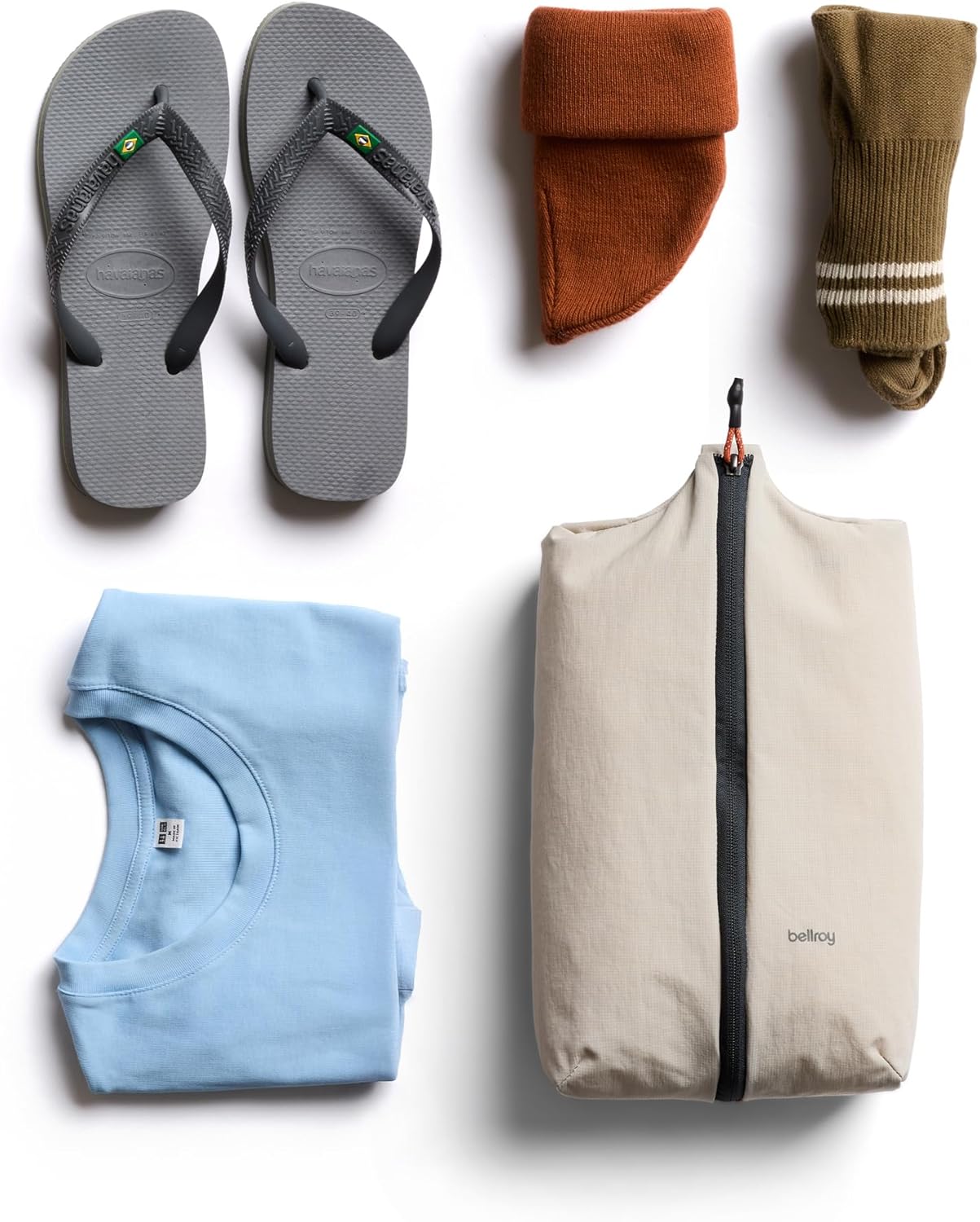 Bellroy Lite Packing Caddy 8L (Travel Organizer Packing Cube, Zip-up Storage Solution for Travel Near or far) - Ash - Image 6